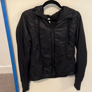 Lululemon polyester zip up with hoodie